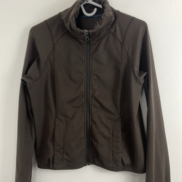 Lululemon Brown & Black Herringbone Jacket - Picture 2 of 7